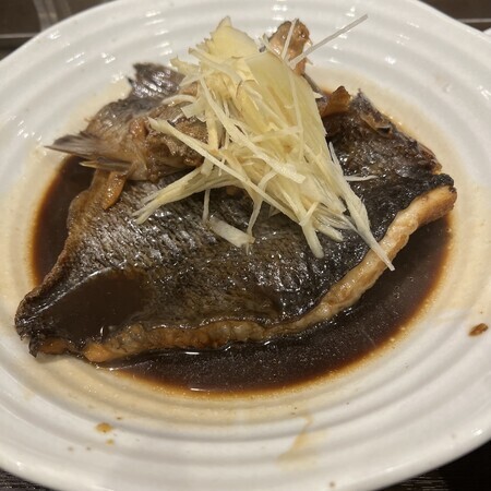 Boiled fish...I forgot what kind of fish it was, but of course it was delicious!