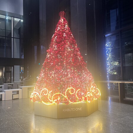 2023年のクリスマスツリー②・・・次は日本橋高島屋とKABUTO ONEの