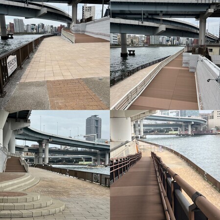The Katagawa sluice gate liaison bridge has not yet been shared.