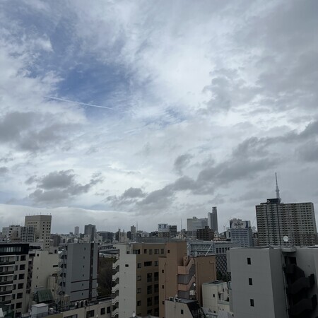 The storm in the morning was a complete lie...the clouds parted and blue skies appeared in no time at all.