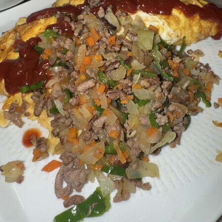 which was delicious even though there was too much filling.