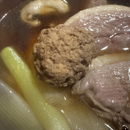 And these chicken meatballs are the local speciality, you see.