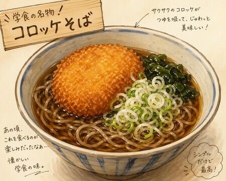 My favourite croquette soba... causing a stir with its revolutionary flavour lol