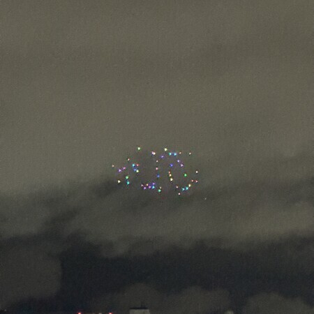 A sequence of movements of a mysterious flying object captured from Eitai Bridge