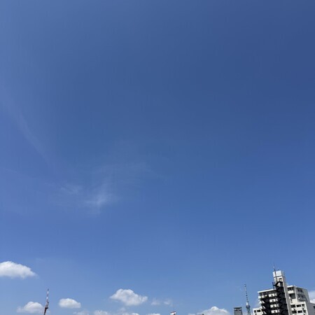 A blue sky that screams ‘Summer!’