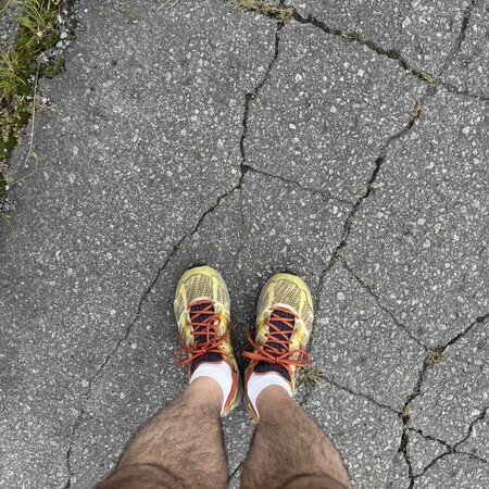 On the Asama Highlands, these running shoes are my trusty companion