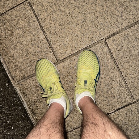 Today’s running shoes: Asics Hyper Speed