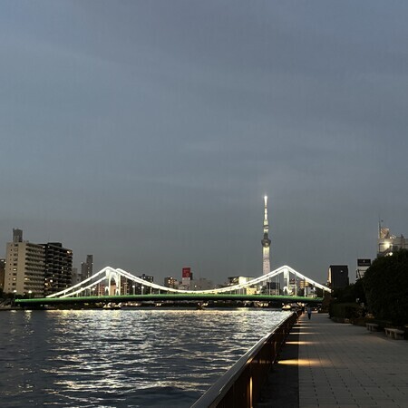 Today: Kiyosu Bridge and Tokyo Skytree