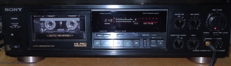 SONY TC-K500R 長期慣らし運転中 - restart3210の雑記帳(R)