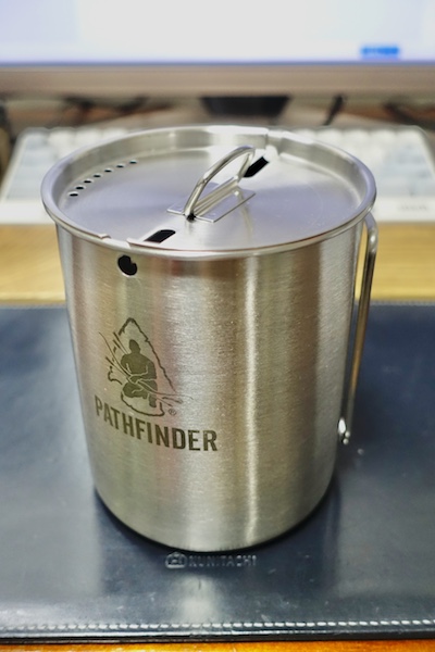 ドリップ式コーヒー用として、PATHFINDER 740ml カップ＆リッドをポチ