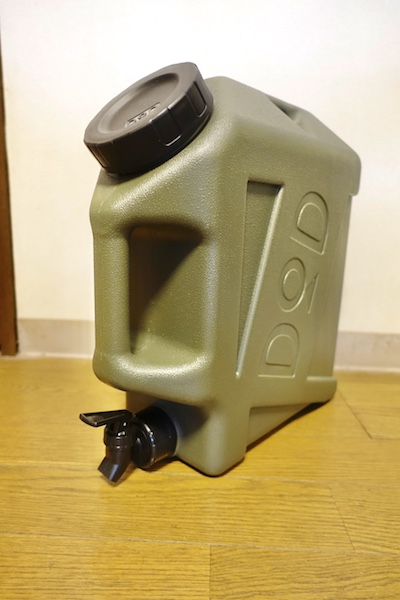 ソロキャンプ用に水タンクを新調しました！ 「DOD ジミニー
