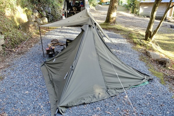 Amazon | AKASOOM タープ TCポリコットン 3mx3m 焚き火可 500mm
