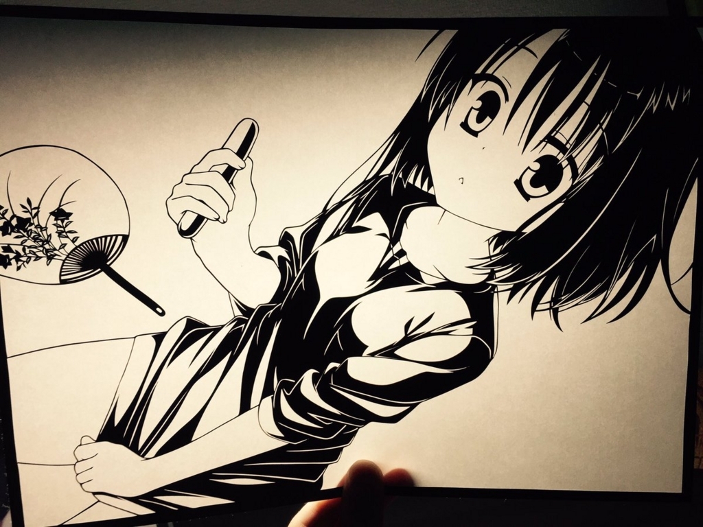 今週の切り絵 布良梓 森林のオノマトペ日記