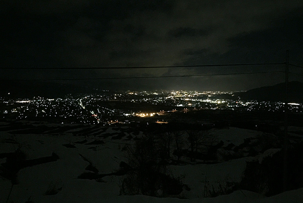姨捨の夜景
