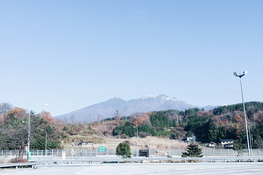 八ヶ岳PAからの八ヶ岳