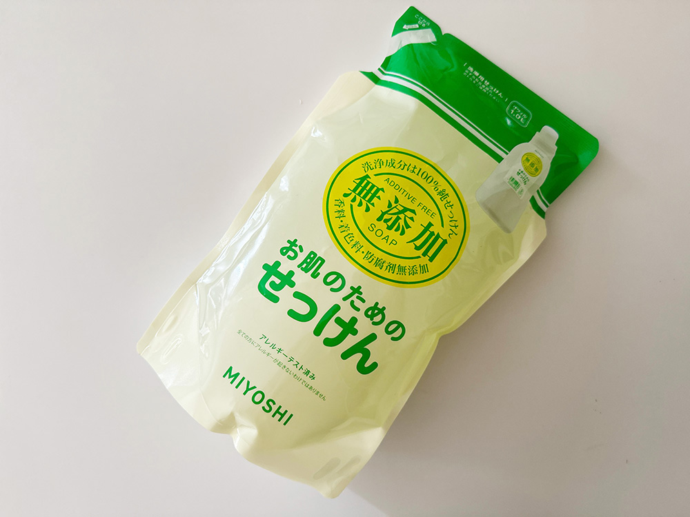 無添加お肌のための洗濯用液体せっけん
