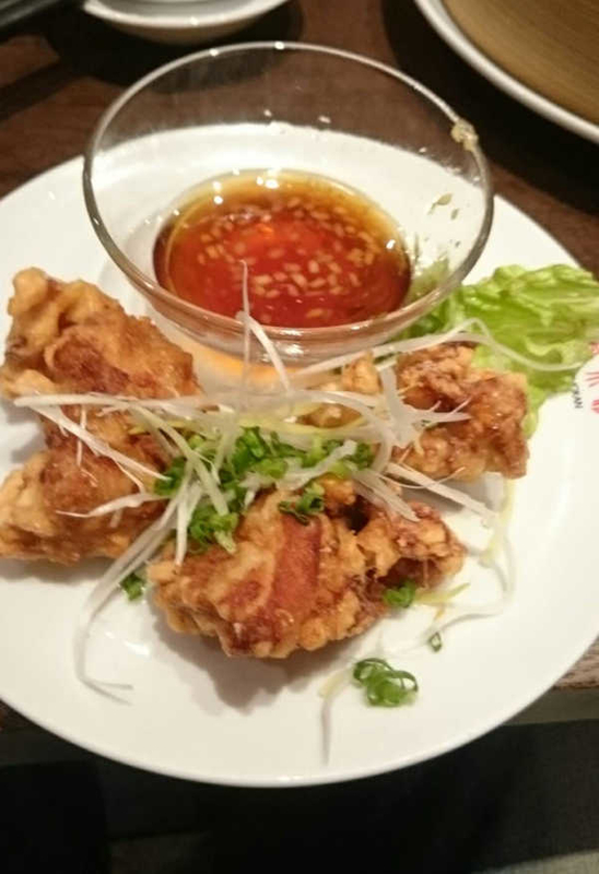 上海湯包小館の油淋鶏