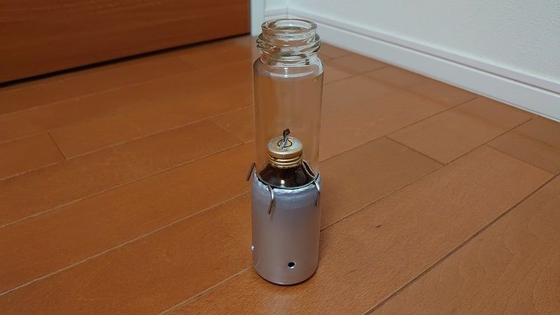 コンパクトなオイルランタンを空き缶で自作しました もちくすブログ ーお外で遊ぼうー