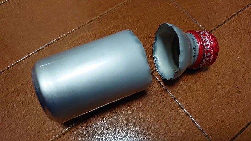 コンパクトなオイルランタンを空き缶で自作しました もちくすブログ ーお外で遊ぼうー