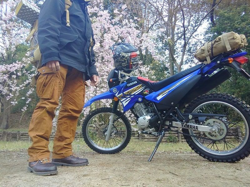 XTZ125　キャンプツーリング