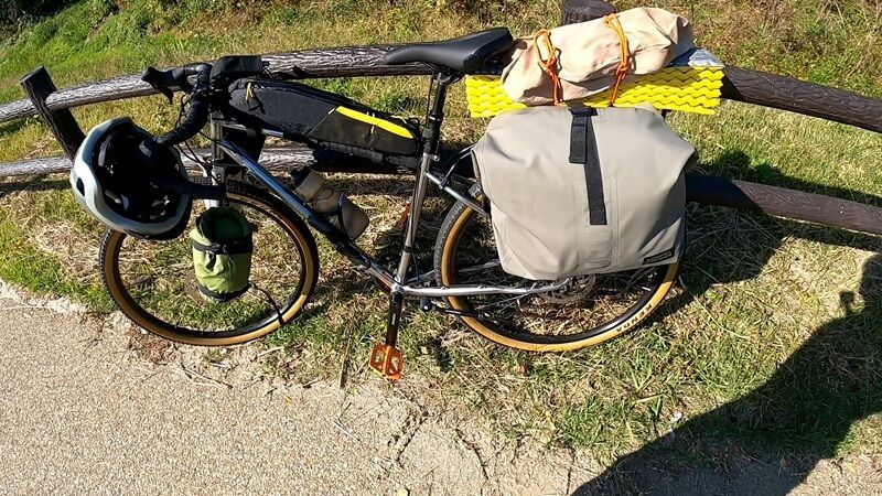 自転車キャンプ装備
