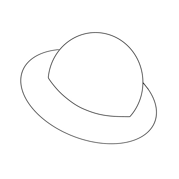 簡単な麦わら帽子の描き方 もちまるのブログ