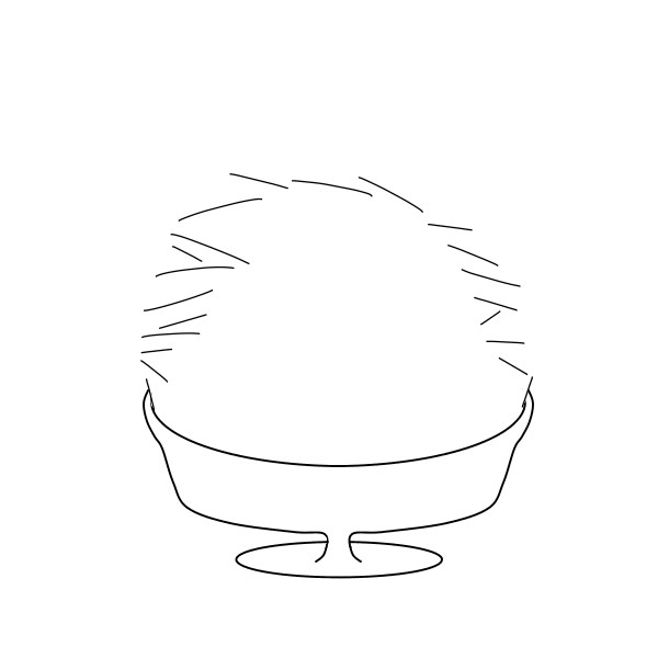 簡単なふわふわ系かき氷の描き方 もちまるのブログ