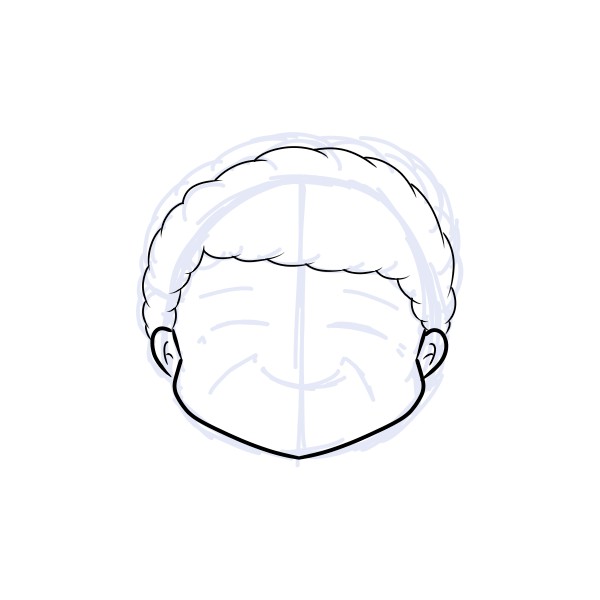 簡単なおばあちゃんの描き方 もちまるのブログ