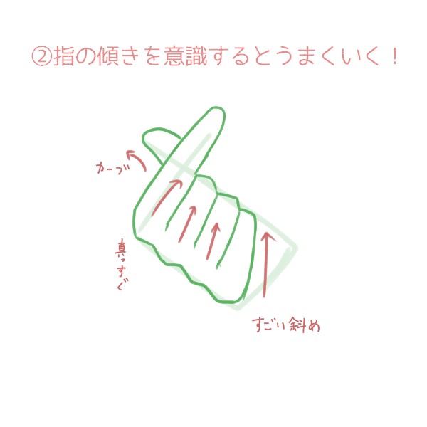 簡単な指ハートの描き方 もちまるのブログ