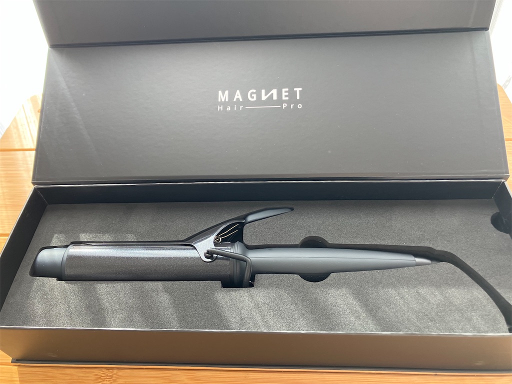 ☆新品未使用 MAGNET カールヘアアイロン ブラック☆38mm