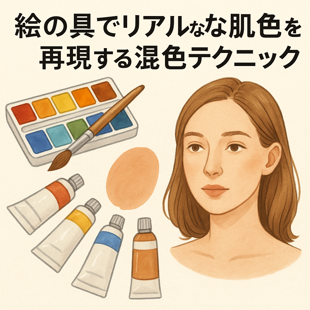 肌色 絵の具 作り方