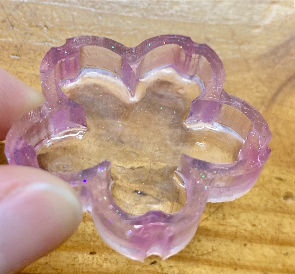 桜のシャカシャカシェイカー - もこたんハンドメイド日記