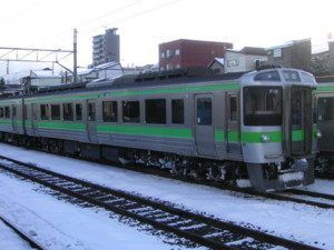 721系電車、小樽駅