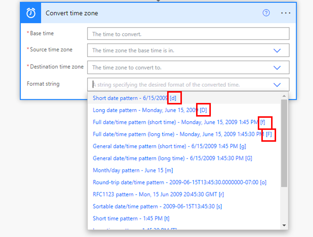 Power Automate の 日付書式を調べてみた (夏の自由研究