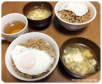 鶏そぼろ丼