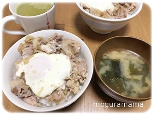簡単　豚丼