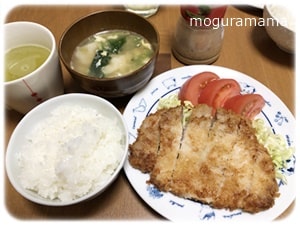 ほどけない靴紐の結び方 とんかつ 真あじのフライ 青さのりすーぷ 家っ子主婦もぐらの生活