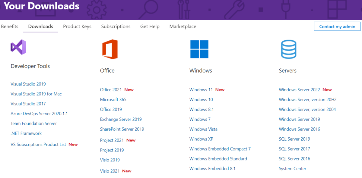 Office 2021 も Visual Studio Subscriptions にやってきました