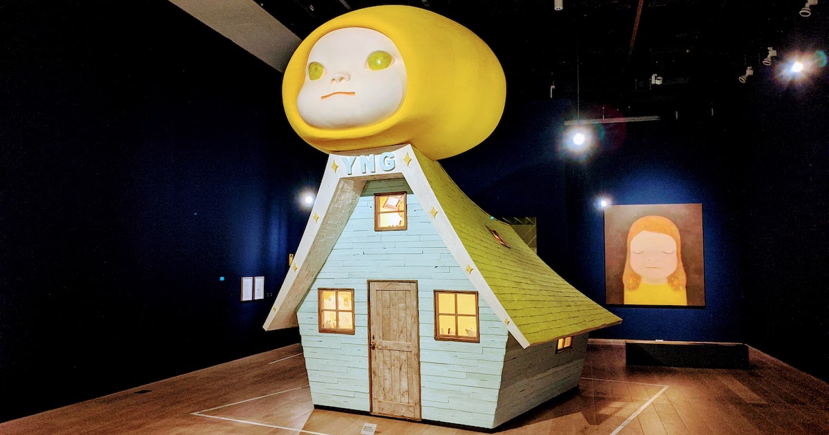 2022年12月に森美術館で見た「STARS展」より奈良美智《Voyage of the Moon (Resting Moon) / Voyage of the Moon》