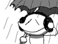 雨の日のモロコシくん