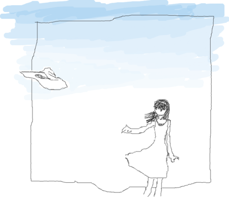 はてなハイカーさん、暑くなってきたし、麦わら帽子にワンピースの少