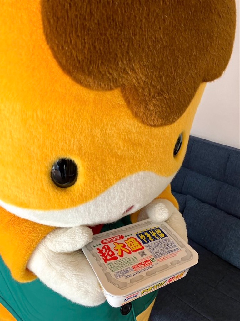 非売品　ペヤングコラボ商品　ぐんまちゃん ペヤングにぐんまちゃん ( *˙0˙*) !! - モカパフェな日々