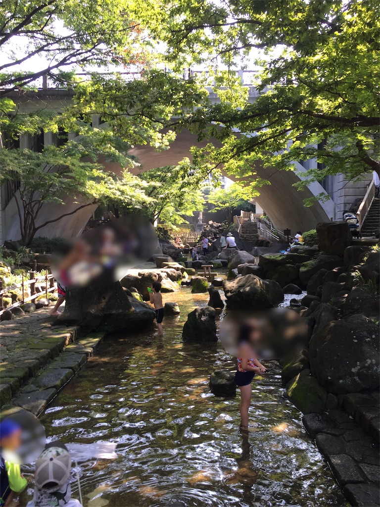 音無親水公園　水遊び　画像