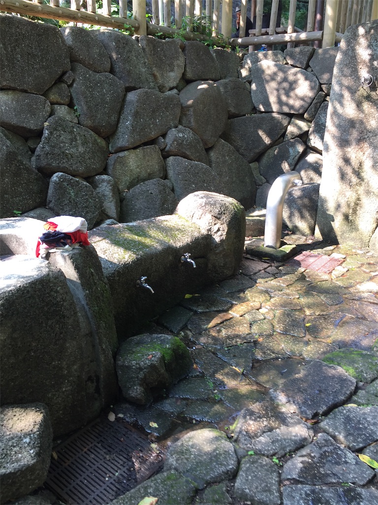 音無親水公園　水道　シャワー　画像