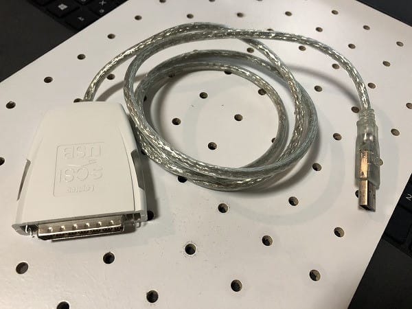 Windows10 64ビット版でも動作 SCSI-USB変換アダプタ Logitec LUB-SC2