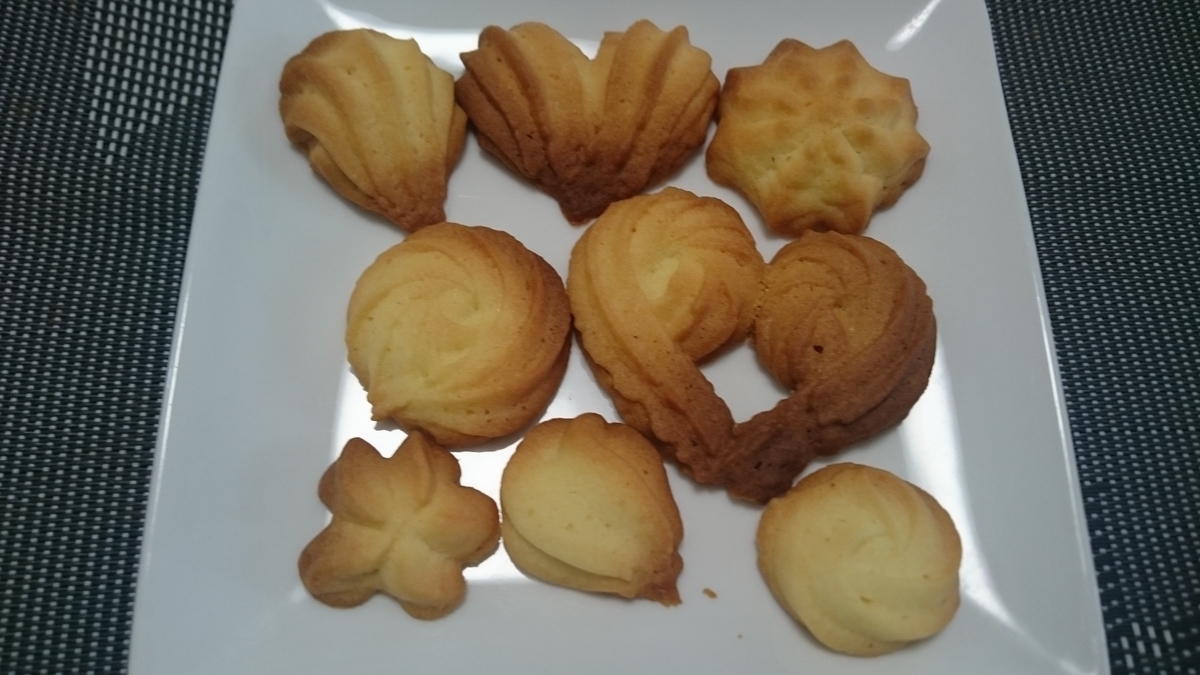 お菓子作り クッキーだと絞り出しクッキーを作るのが1番楽しい もみじ ぶろぐ お菓子作り クッキーだと絞り出しクッキーを作るのが1番楽しい もみじ ぶろぐ