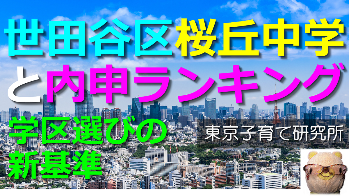 世田谷区桜丘中学と内申ランキング