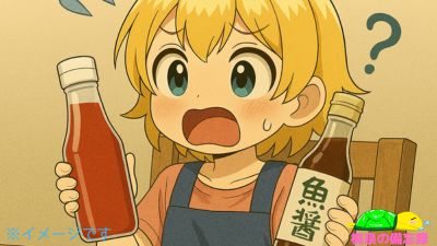魚醤を持つ