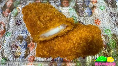 カスミのお惣菜『イカフライ』断面