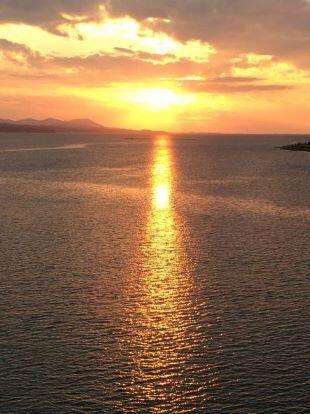 宍道湖の夕日